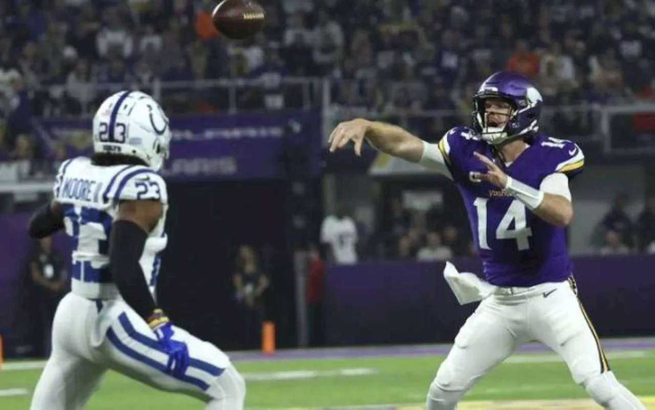 Darnold throws 3 TD passes as Vikings beat Colts