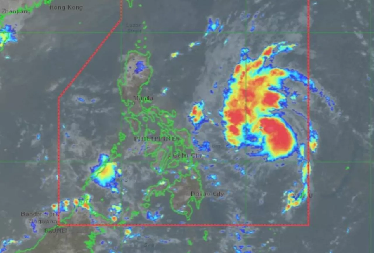 Tropical Storm Marce intensifies while moving over Philippine Sea