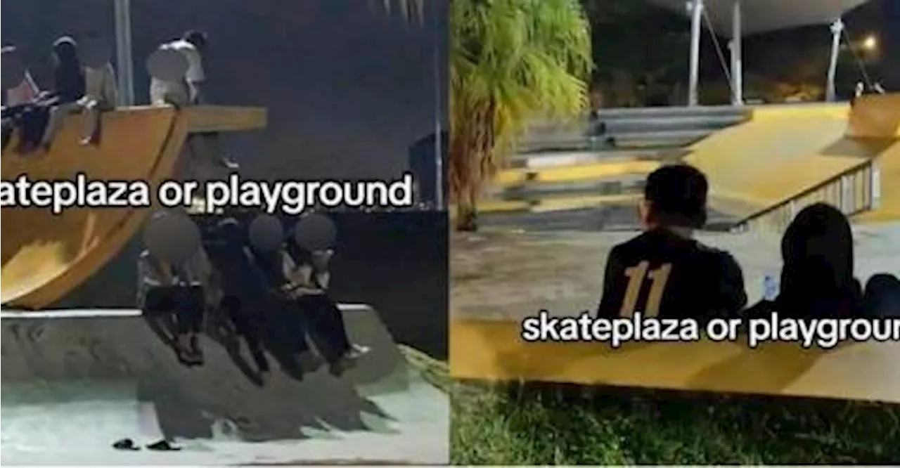 Skater frustrated by skate park turning into “playground”