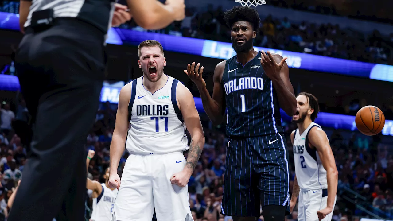 Doncic scores 32 points as Mavs overwhelm Banchero-less Magic