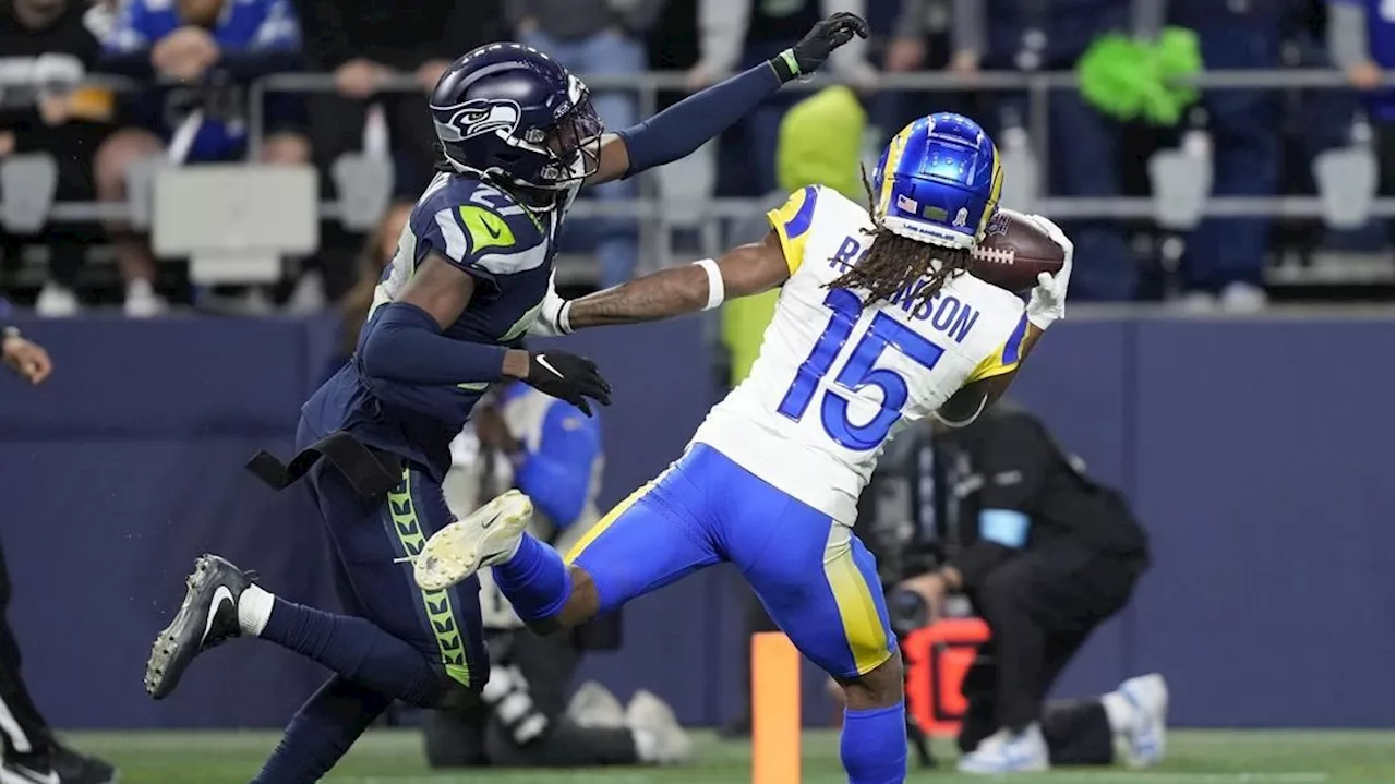 Robinson's one-handed catch in OT gives Rams win over Seahawks