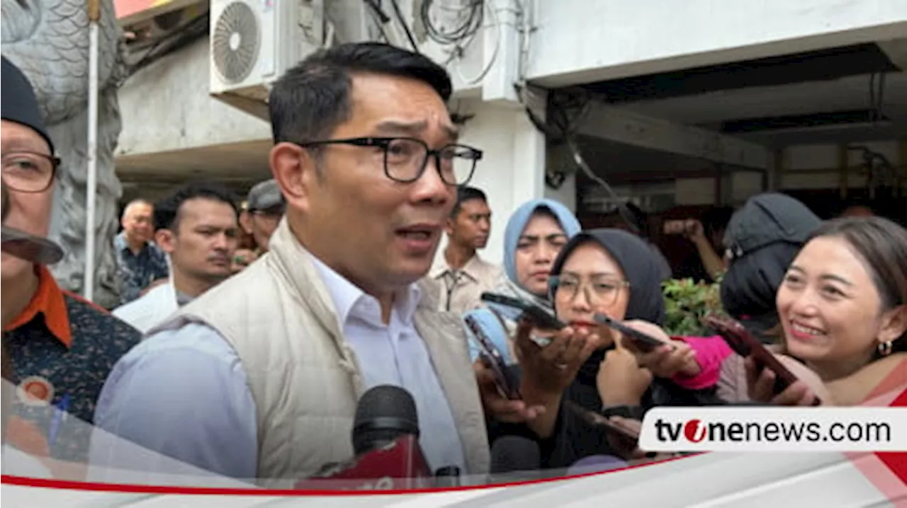 Mimpi Ridwan Kamil Ingin Jadikan Pasar Tanah Abang Wisata Internasional, akan Direvitalisasi Kalau Jadi Gubernur