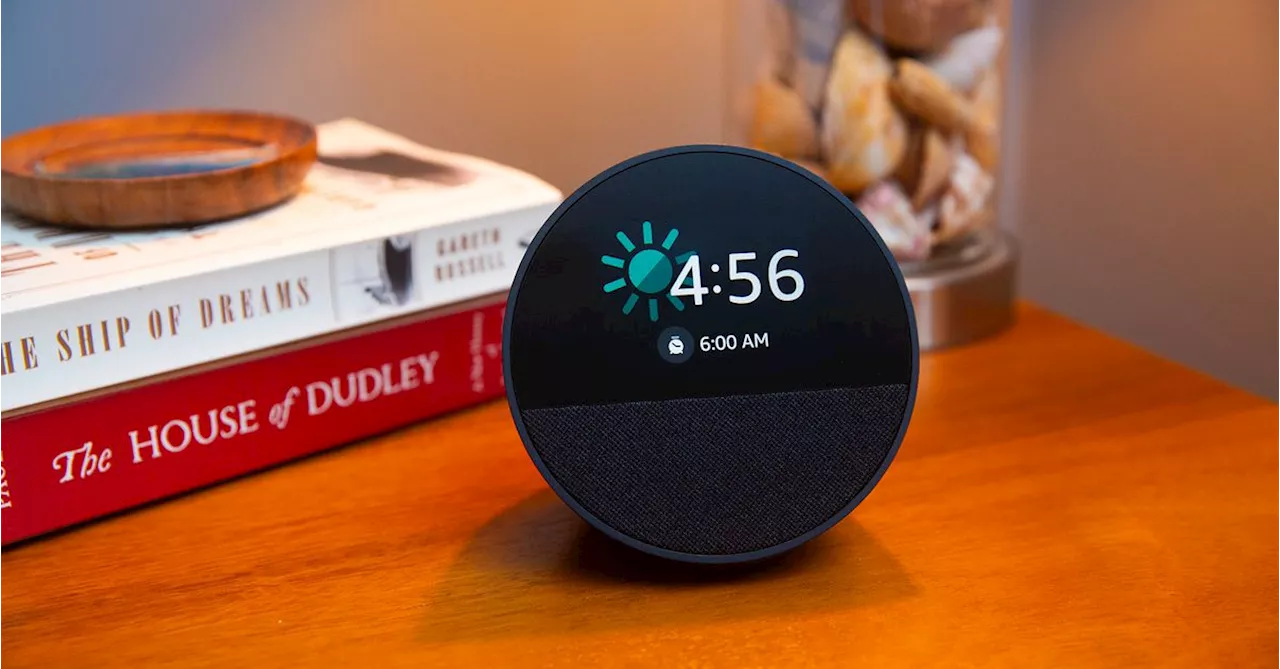 Amazon’s Echo Spot alarm clock is on sale with a free color smart bulb