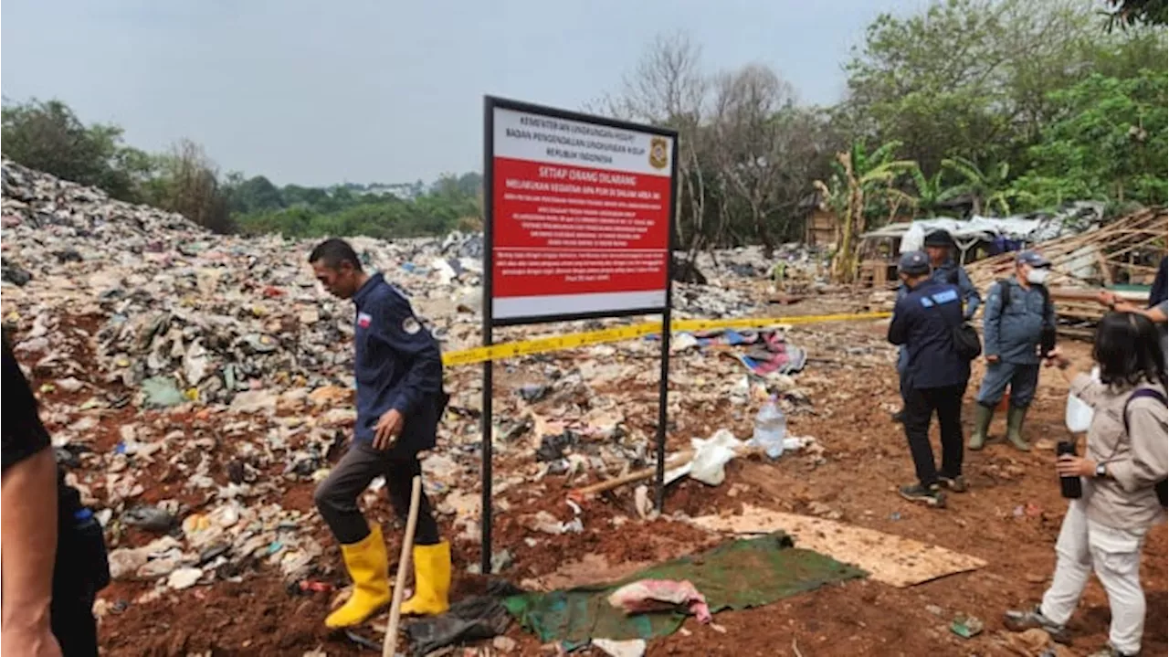 Kementerian Lingkungan Hidup Turun ke TPA Liar Limo Depok dan Langsung Disegel