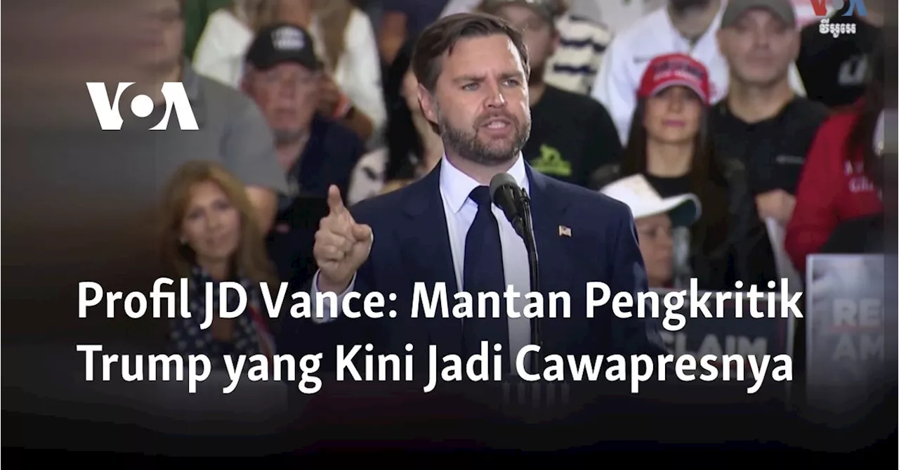 Profil JD Vance: Mantan Pengkritik Trump yang Kini Jadi Cawapresnya