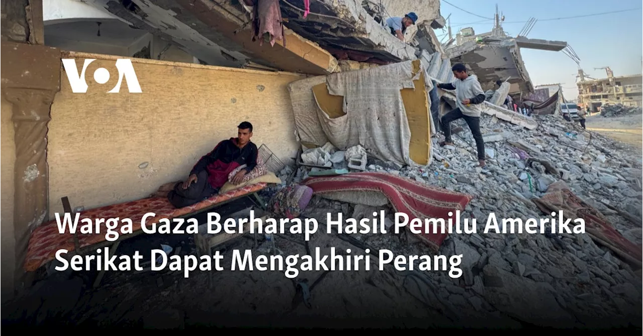 Warga Gaza Berharap Hasil Pemilu Amerika Serikat Dapat Mengakhiri Perang