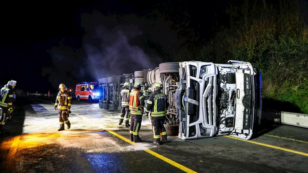 A45 Richtung Hagen und Lüdenscheid - wegen Unfall vollgesperrt