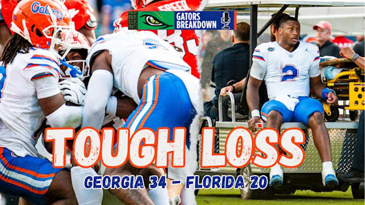 PODCAST: Florida battles and falls to Georgia 34-20 | DJ Lagway carted off