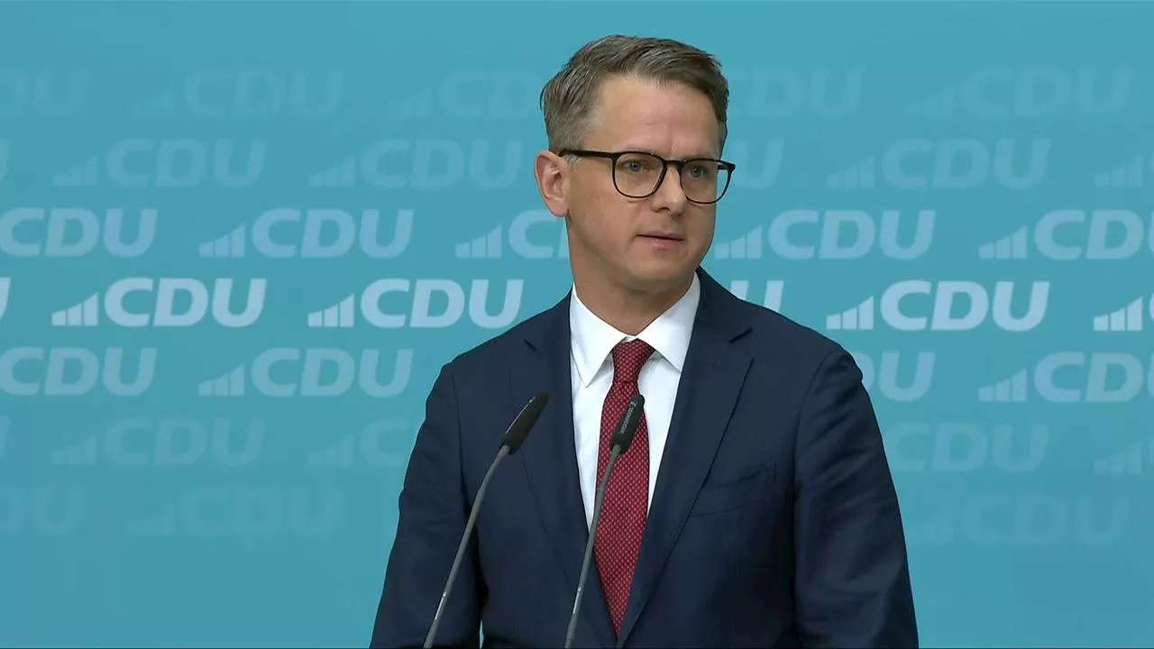 Parteipressekonferenz der CDU mit Carsten Linnemann (Generalsekretär)