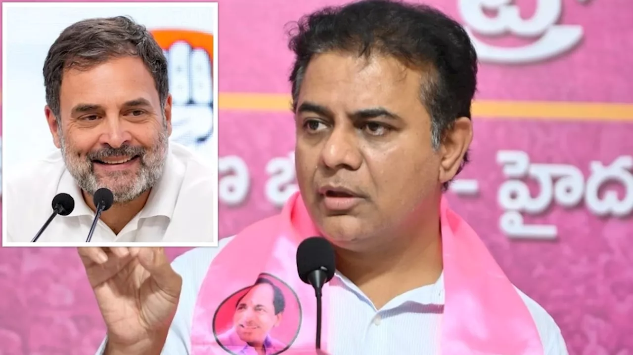 KTR Letter: రాహుల్‌ గాంధీకి కేటీఆర్‌ సంచలన లేఖ.. క్షమాపణ చెప్పాకే తెలంగాణలోకి రావాలని ఛాలెంజ్‌