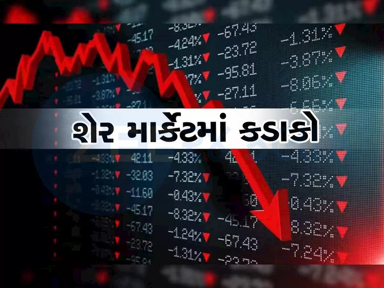 Stock Market Crash: રોકાણકારો રડ્યાં! 1200 પોઈન્ટ તૂટ્યો સેન્સેક્સ; જાણો સૌથી વધુ તૂટ્યો કયો શેર