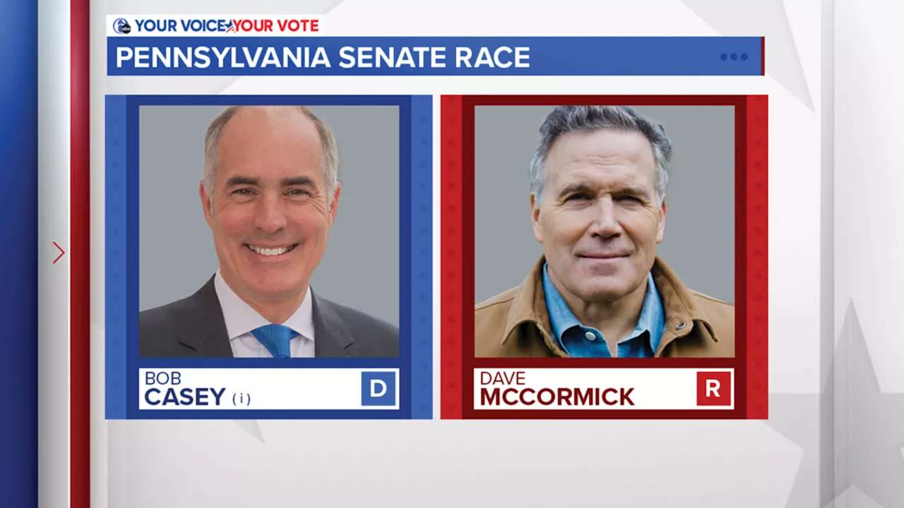 Breaking down Pennsylvania's Senate race between Casey, McCormick