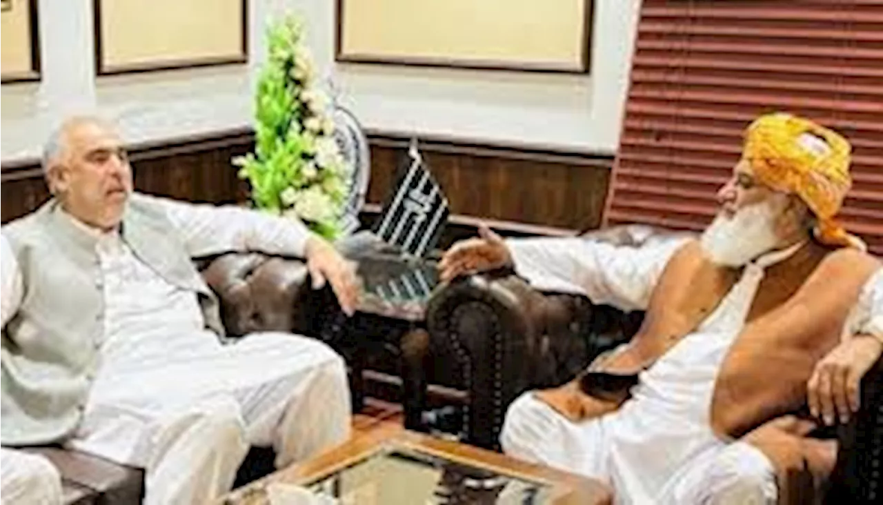 PTI delegation calls on JUI chief after fresh legislations