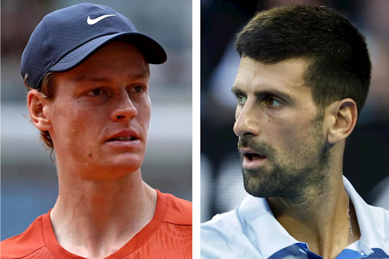 Djokovic rinuncia alle Atp Finals, Sinner si scalda