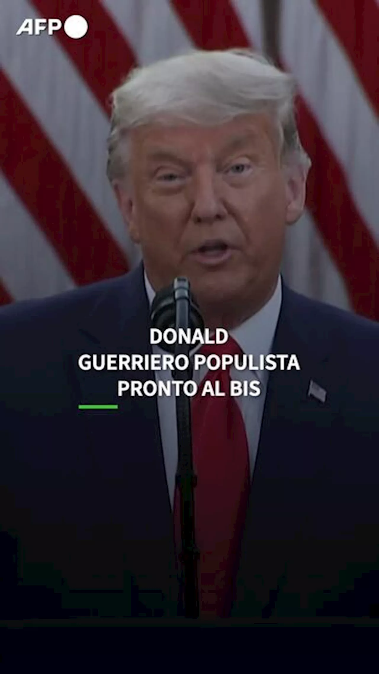 Donald, il guerriero populista pronto al bis