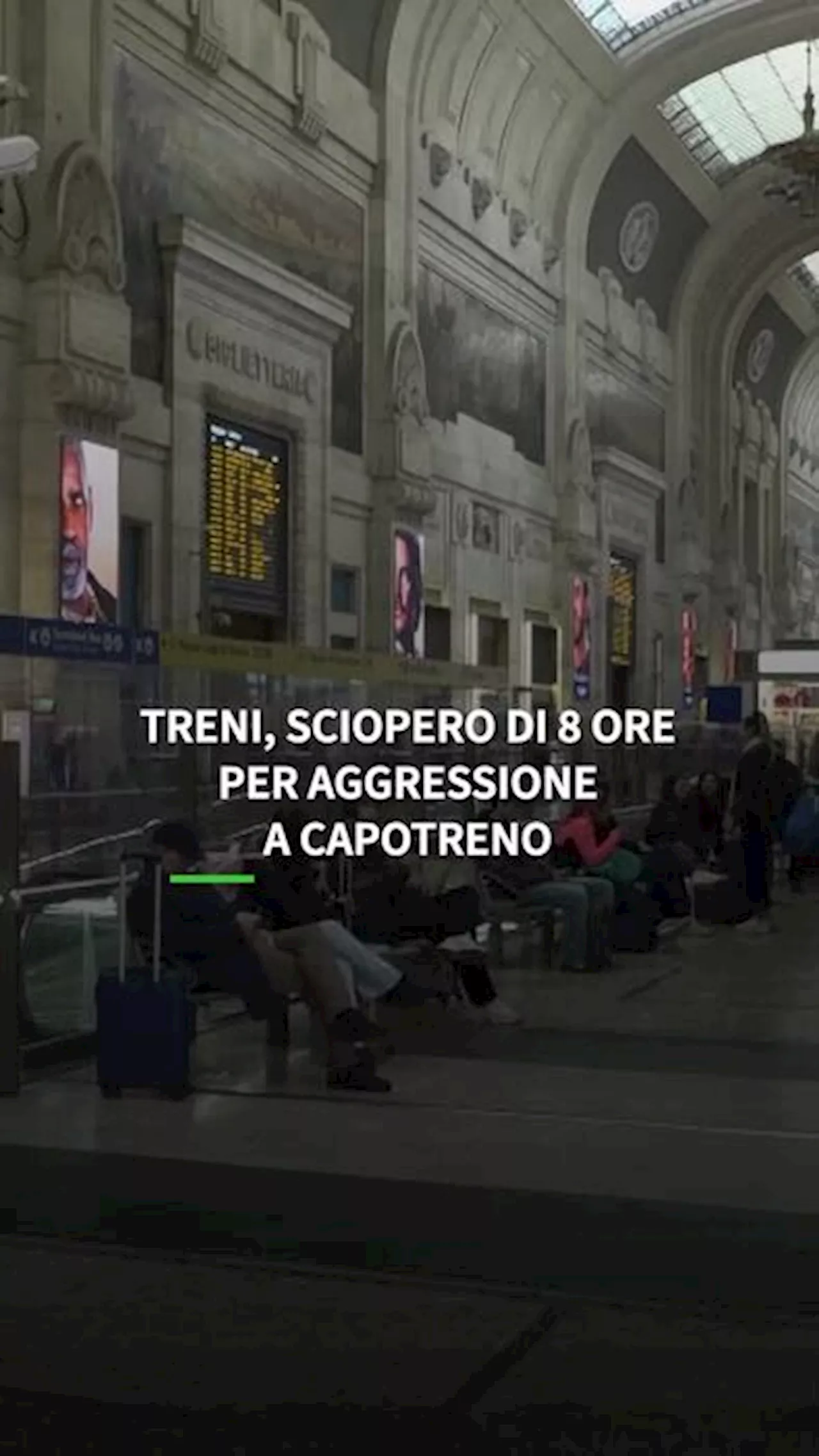 Treni, sciopero di 8 ore per aggressione a capotreno