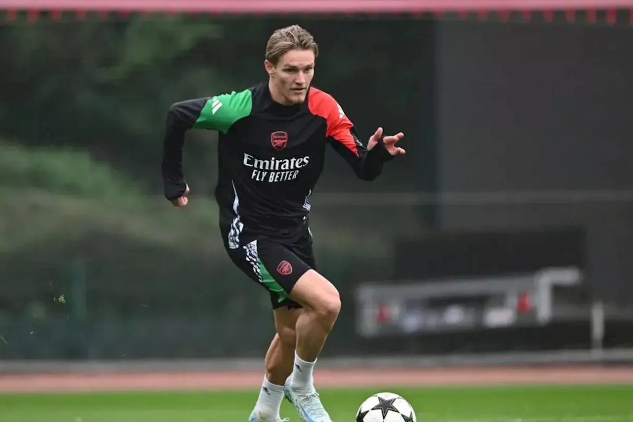 Kapten Arenal Martin Odegaard jalani latihan penuh usai absen 2 bulan