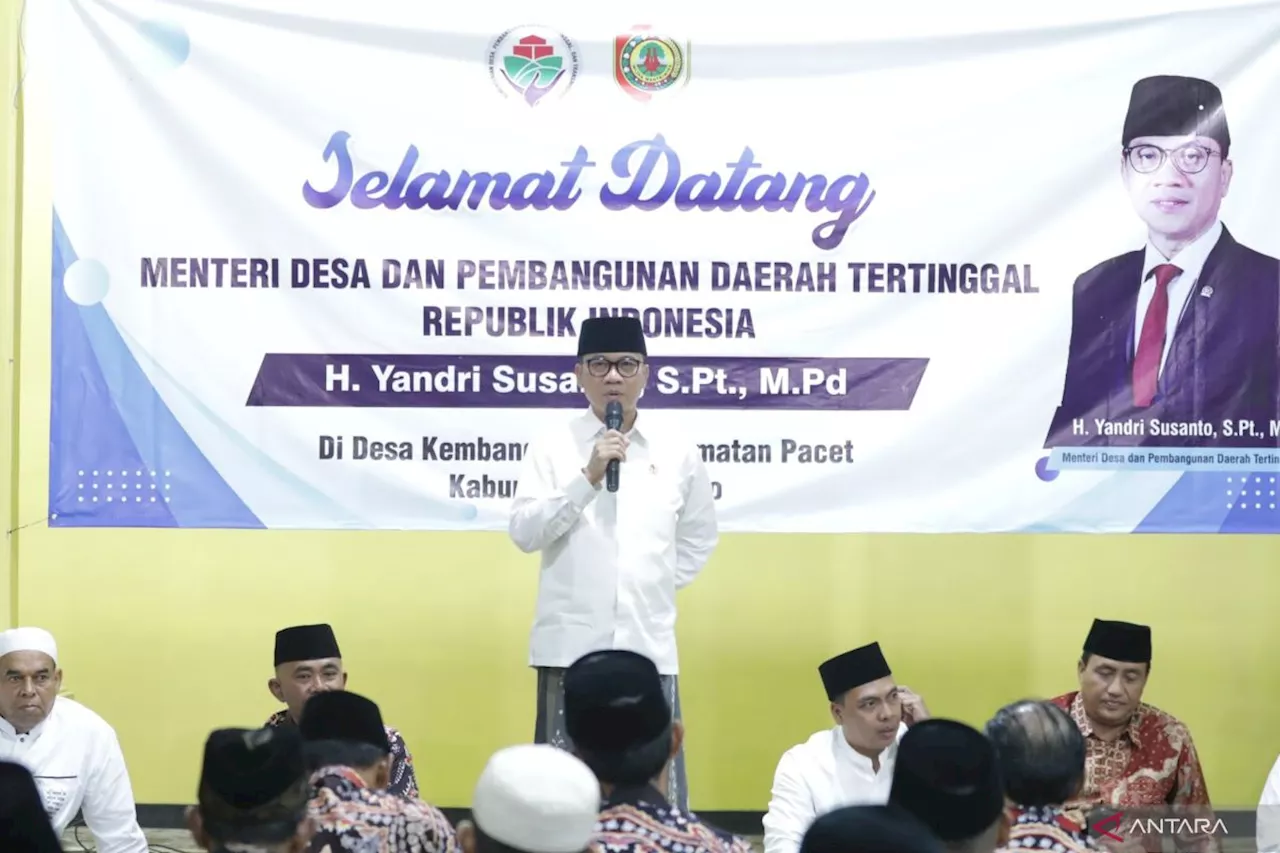 Kemendes petakan potensi desa untuk pasok pangan Makan Bergizi Gratis