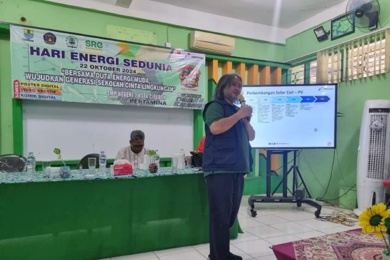 PHE ONWJ kenalkan energi baru terbarukan kepada pelajar SMP