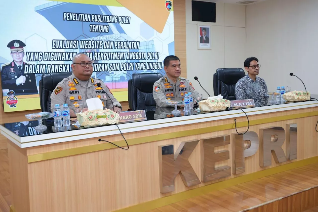 Puslitbang Polri tingkatkan kualitas rekrutmen SDM kepolisian