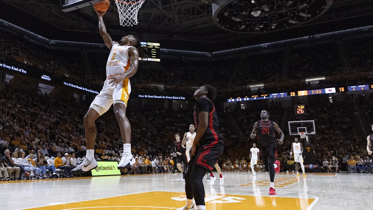 Chaz Lanier scores 18, Jordan Gainey 16 to lead No. 12 Tennessee past Gardner-Webb 80-64