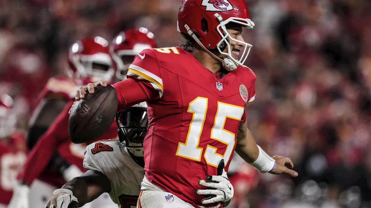 Chiefs' Patrick Mahomes says he's sore but OK after hurting ankle in win over Bucs