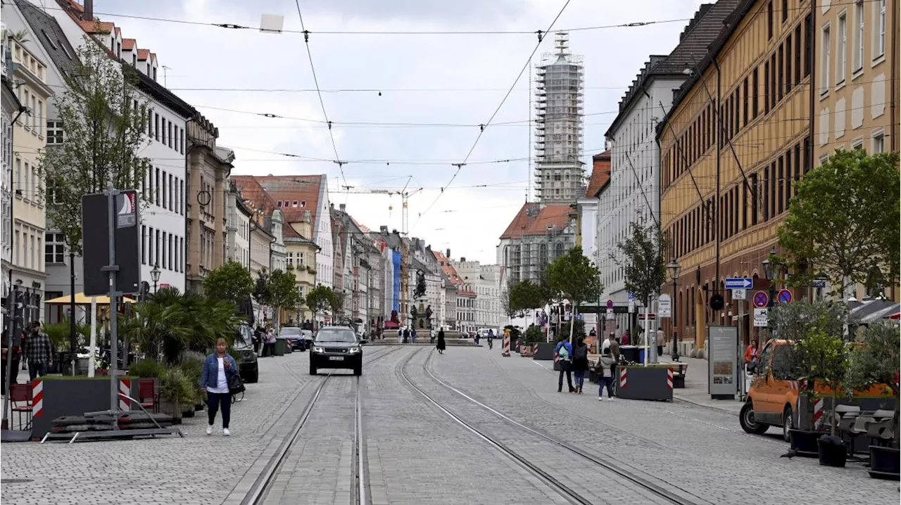 Augsburg: Ein Spielplatz auf der Maxstraße: Wie Augsburg attraktiver würde