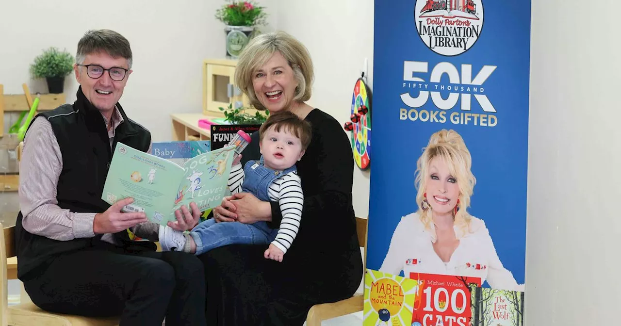 Dolly Parton thanks NI property developer as 50,000th children's book delivered