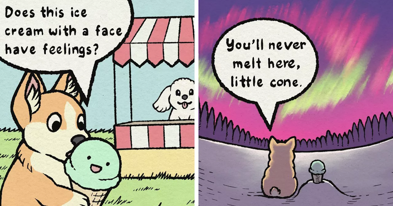 32 Wholesome Comics By Tiff Zhang That Capture The Heartwarming Lives Of Corgis, Cats, And Bunnies