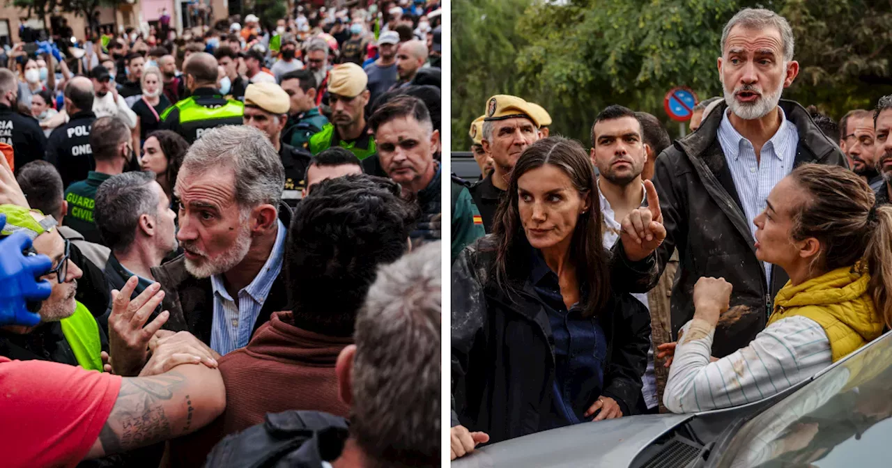 Angry Crowd Throws Mud At Spain’s King Felipe And Queen Letizia Over ...