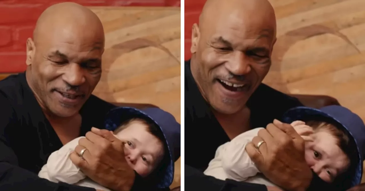 Mike Tyson Admits Thinking 22YO Hasbulla Was An Actual Baby While Cradling Him In Viral Video