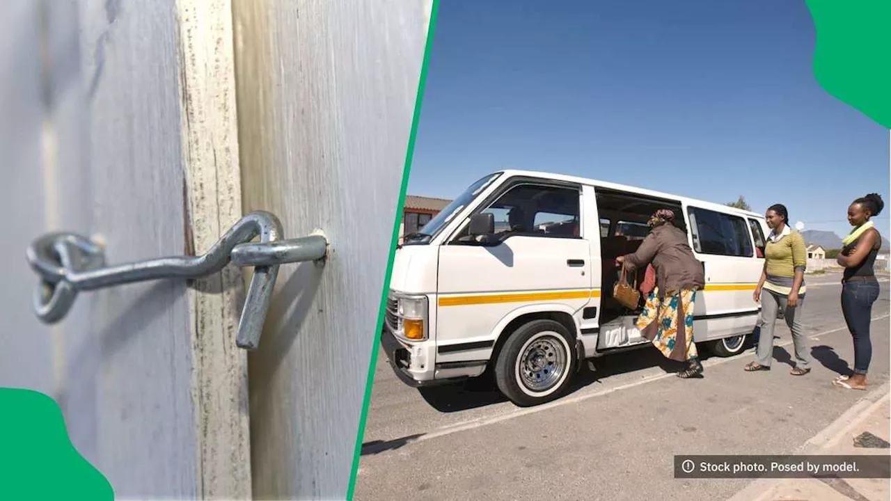 “Had Its Days”: Mzansi Laughs at Video Showing Taxi Using Hook Latch to Close Sliding Door