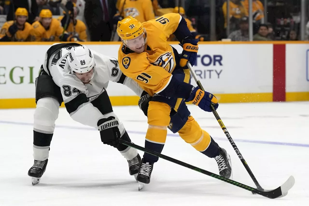 NHL roundup: Kuemper helps visiting Kings shut out Predators 3-0