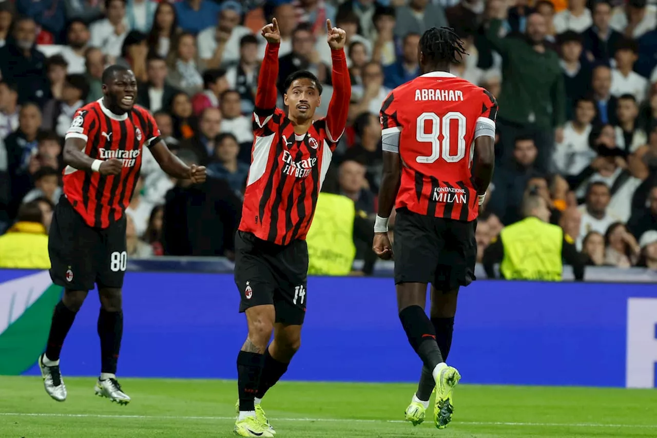 El AC Milan asalta el Bernabéu y vence con autoridad al Real Madrid en Champions League