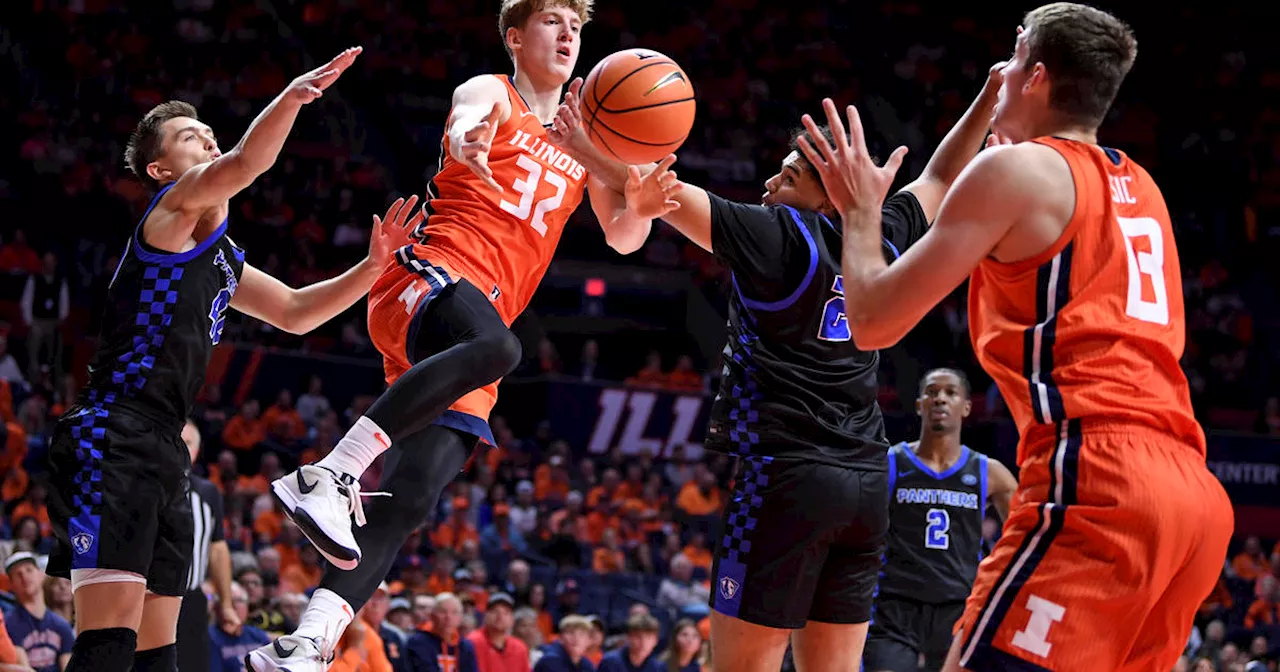 Will Riley sets scoring record as Illini easily beat Eastern Illinois