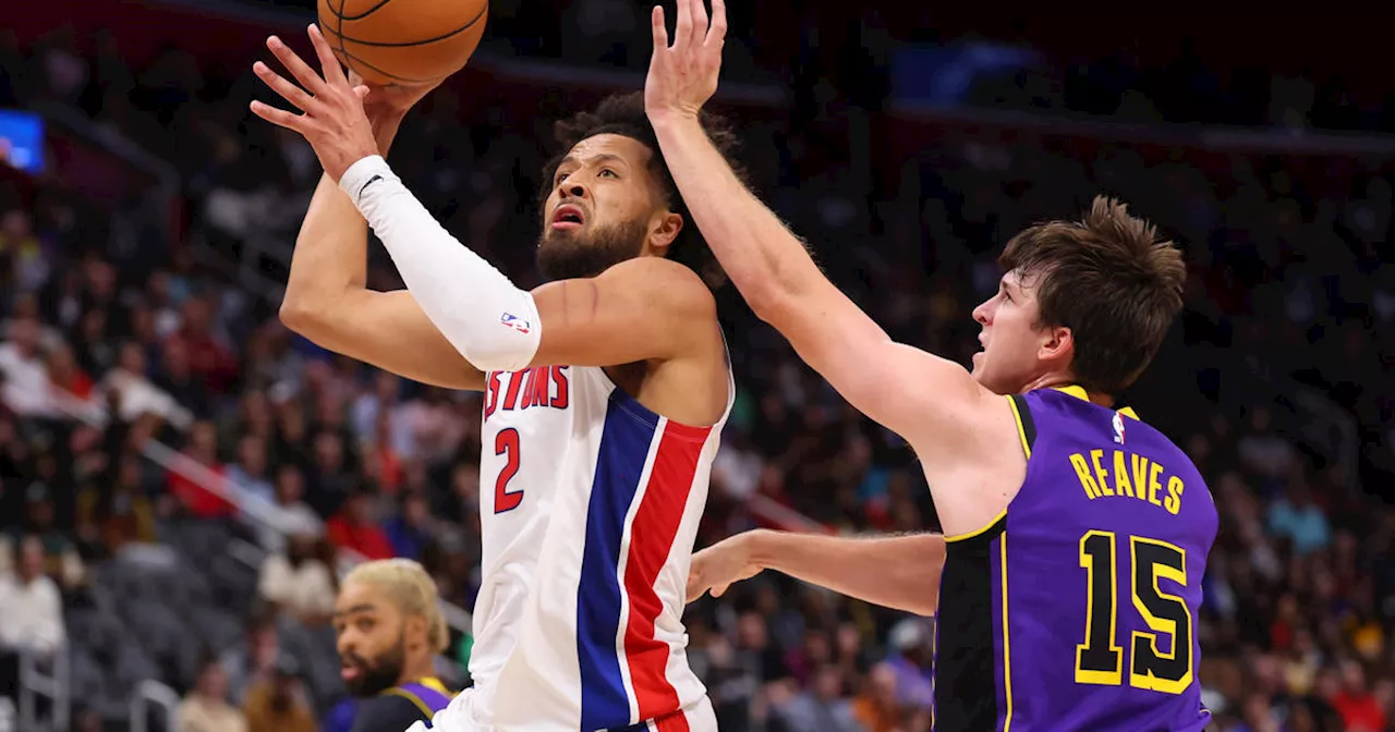 Cunningham has 3rd career triple-double to help the Pistons beat the Lakers, 115-103