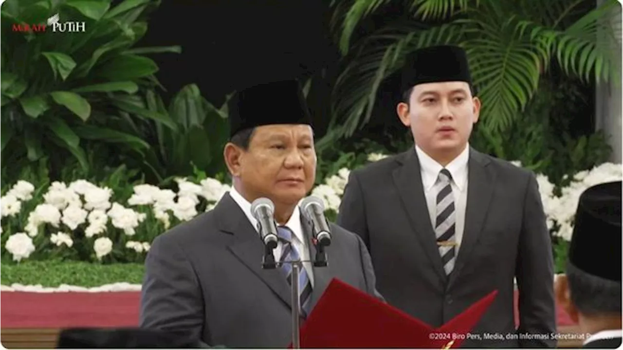 Prabowo Resmi Lantik 7 Anggota DEN, Mari Elka Jabat Wakil Ketua