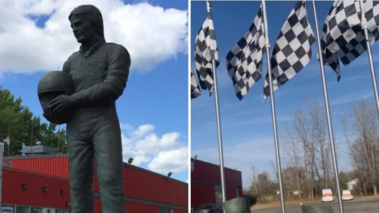 Gilles Villeneuve, rubata la statua dal museo. Jacques: «Ladri disumani senz'anima»