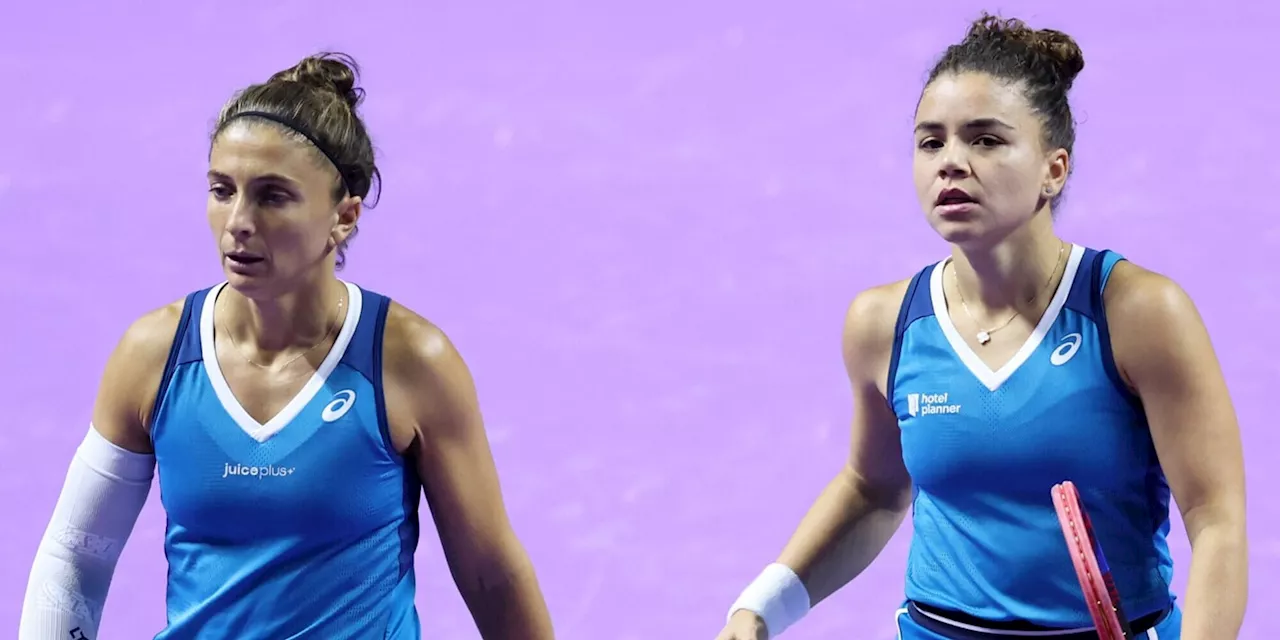 Errani-Paolini perdono il secondo incontro, diretta Wta Finals Riyadh 2024: segui il LIVE