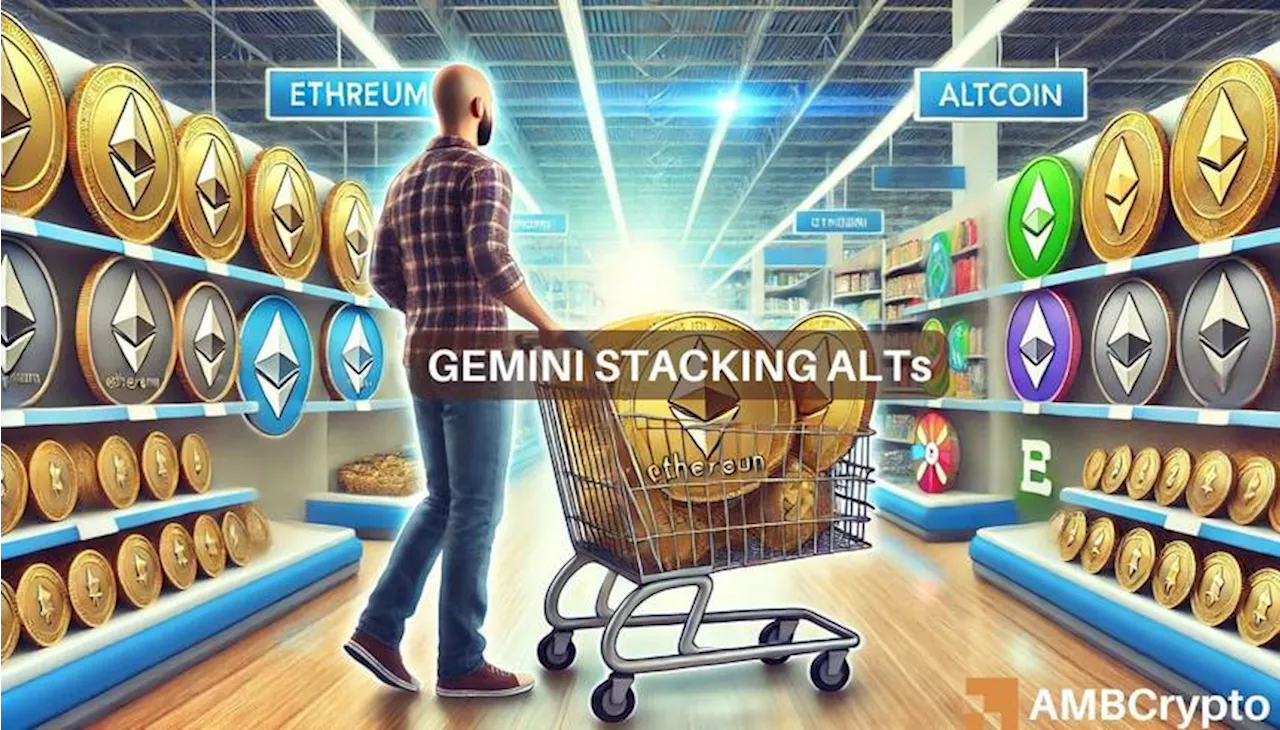 Gemini buys $120M in altcoins, including ETH – 2025 Altcoin season in mind?