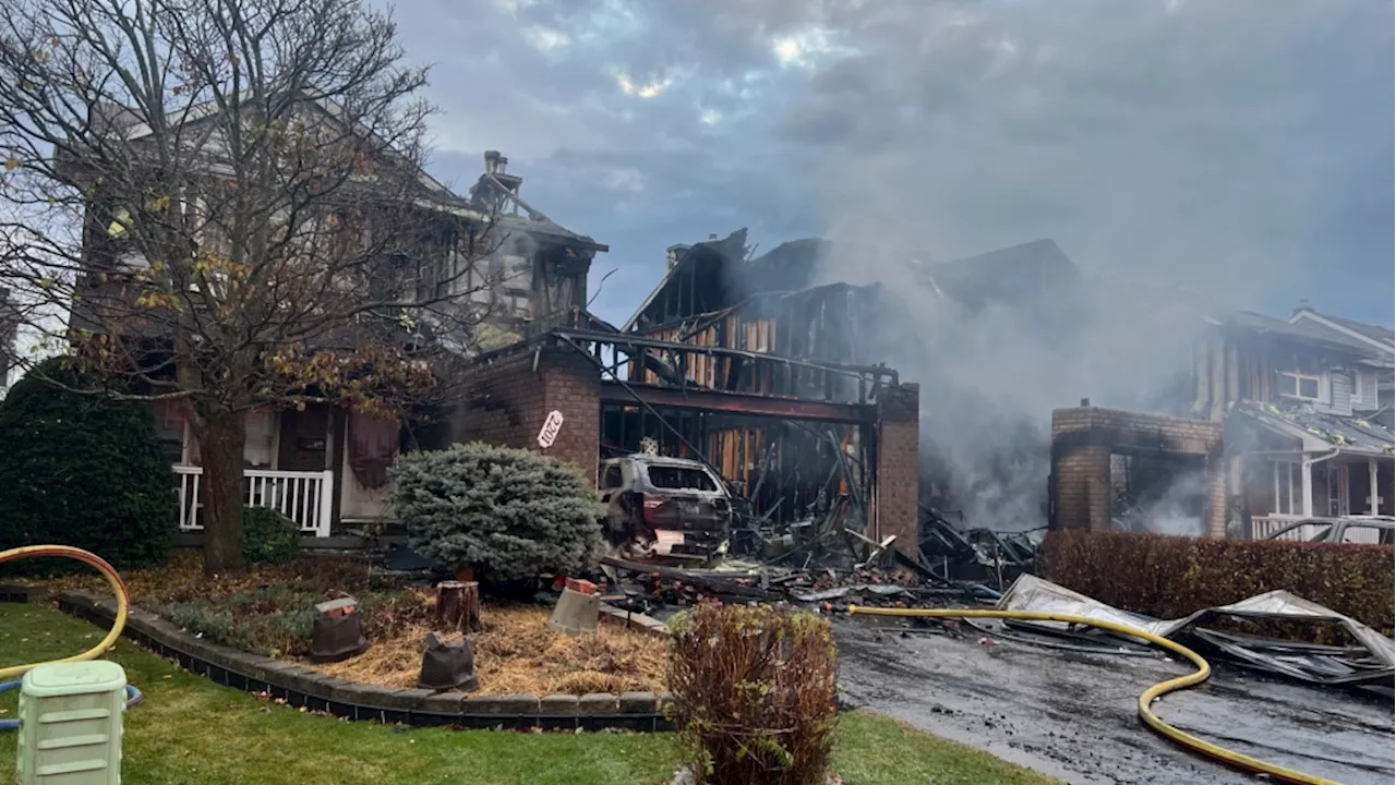 Three single-family homes damaged by overnight fire in Orleans