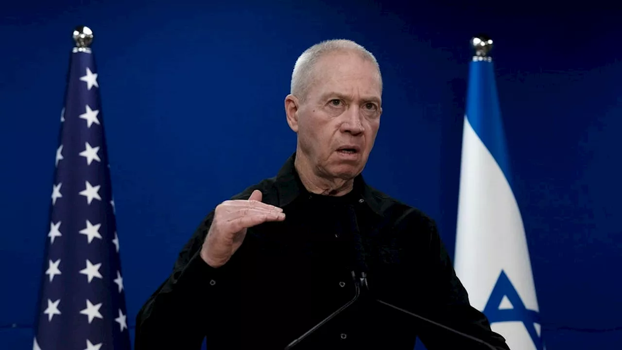 Israels försvarsminister Yoav Gallant får sparken