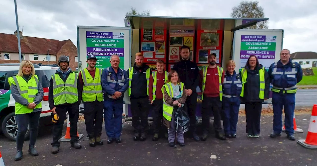 Dumfriesshire community clean up success