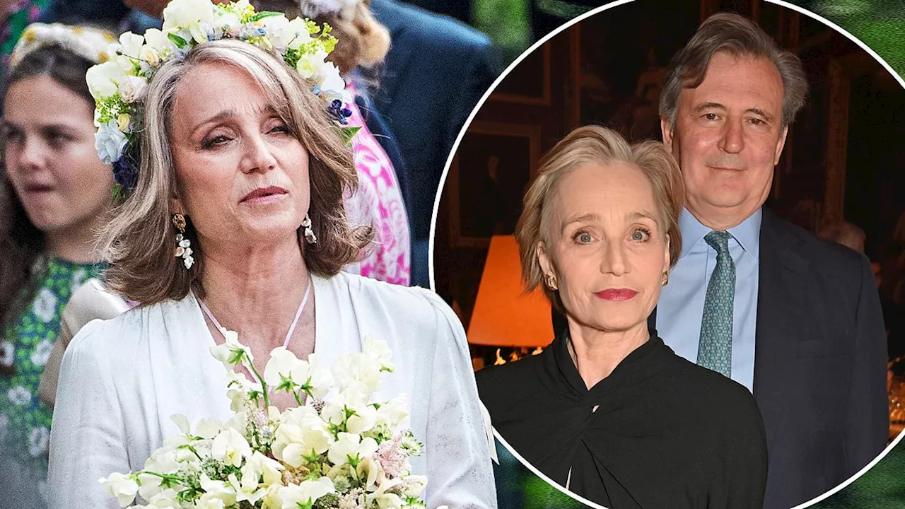 Inside Dame Kristin Scott Thomas's VERY British secret wedding to Bloomberg editor John Micklethwait...