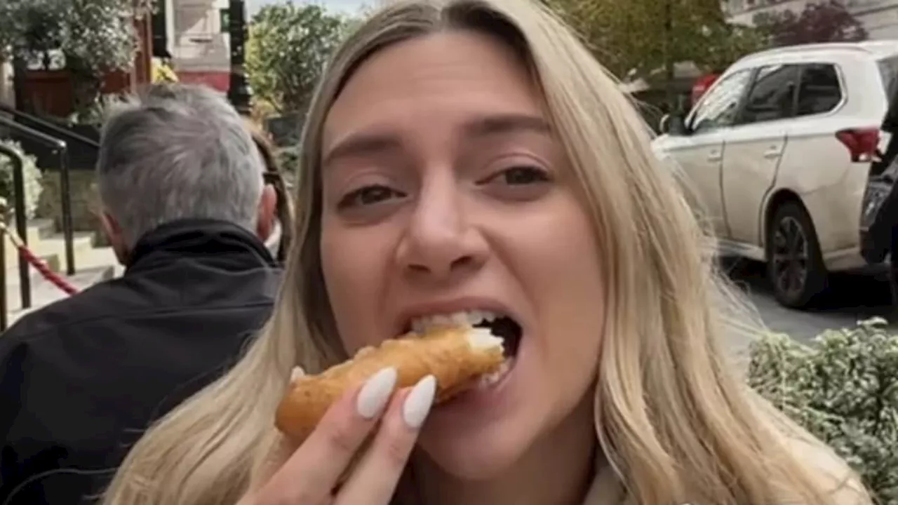 American woman enrages Brits after eating fish and chips using 'crazy' method