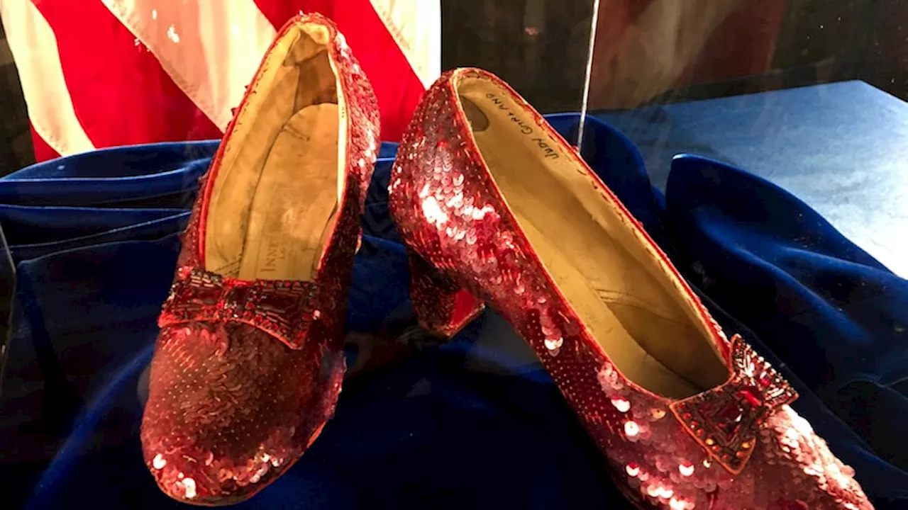 Dallas hosts online auction of ‘Wizard of Oz’ slippers worn by Judy Garland after theft 20 years ago