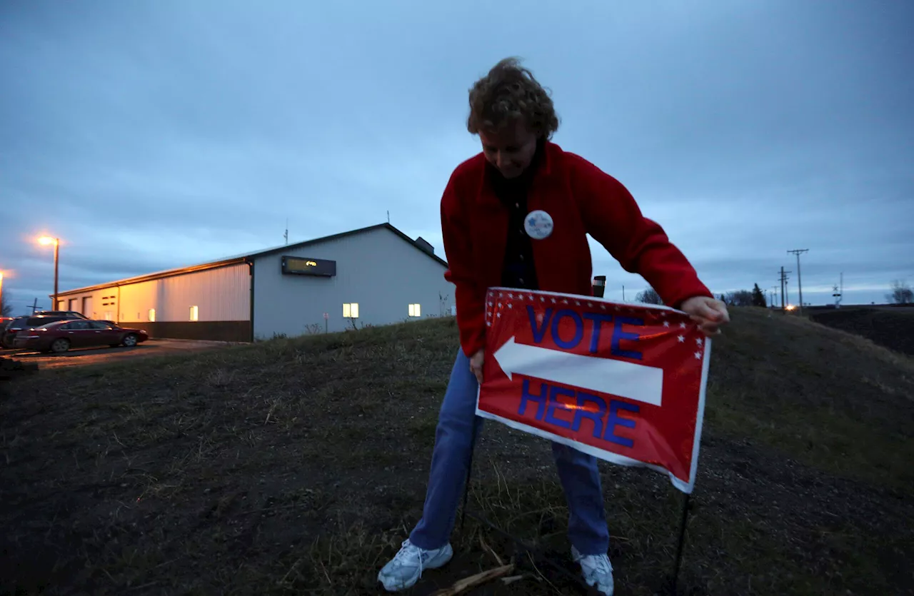 Early voting concludes with turnout down in the United States