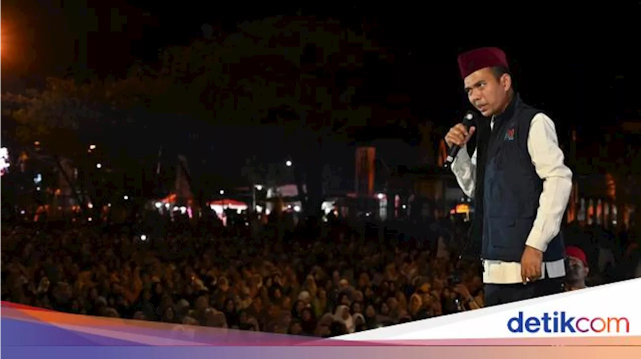 Kampanye di Inhil, UAS Ajak Pendukung Menangkan Abdul Wahid-SF Hariyanto