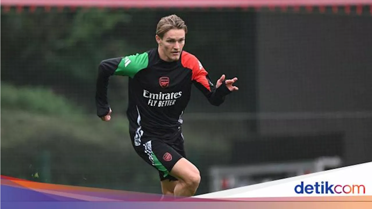 Kabar Baik untuk Arsenal: Odegaard Sudah Kembali Latihan