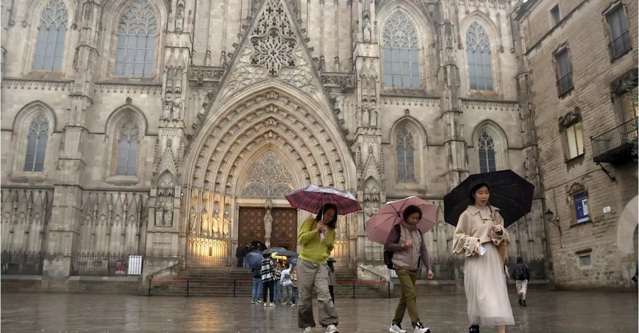 AEMET mantiene en alerta amarilla a Catalunya, Extremadura y Aragón por lluvias